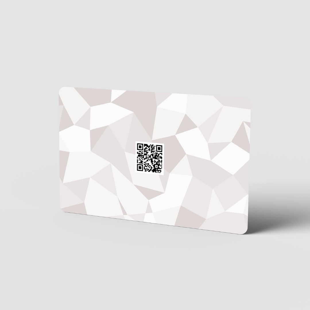 White Polygon | Biglietto da visita NFC